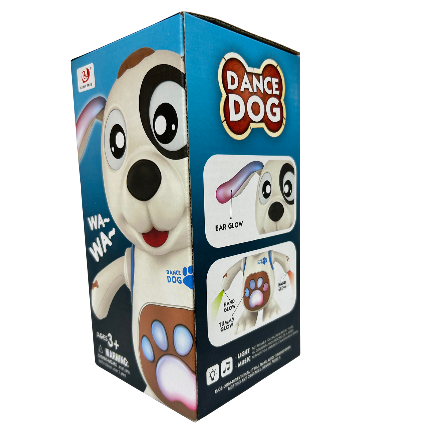 PERRO BLANCO PILA SALTA Y BAILA