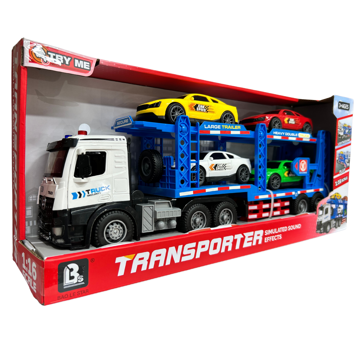 MULA TRUCK CON CARROS