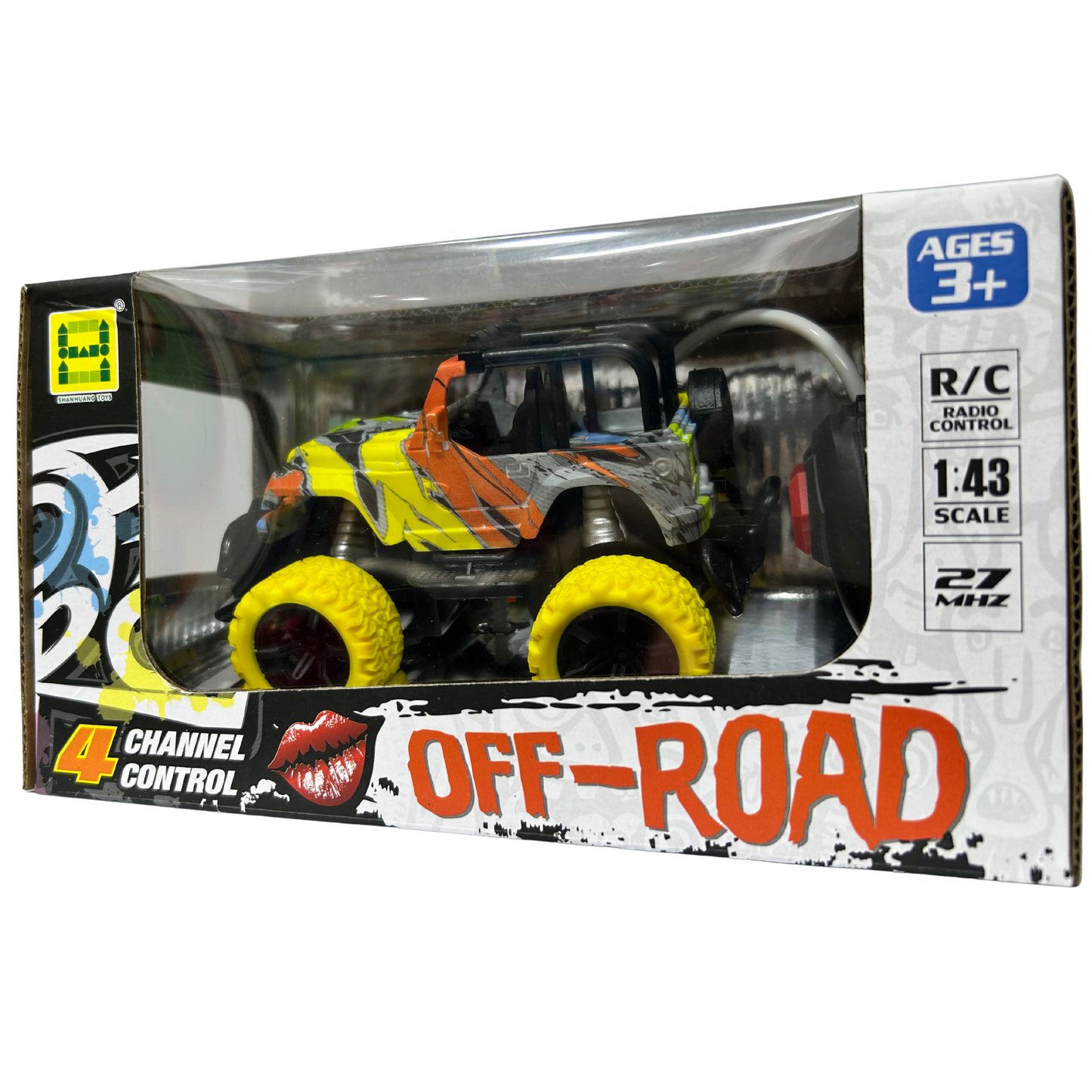 OFF ROAD CARRO CONTROL REMOTO / AMARILLO