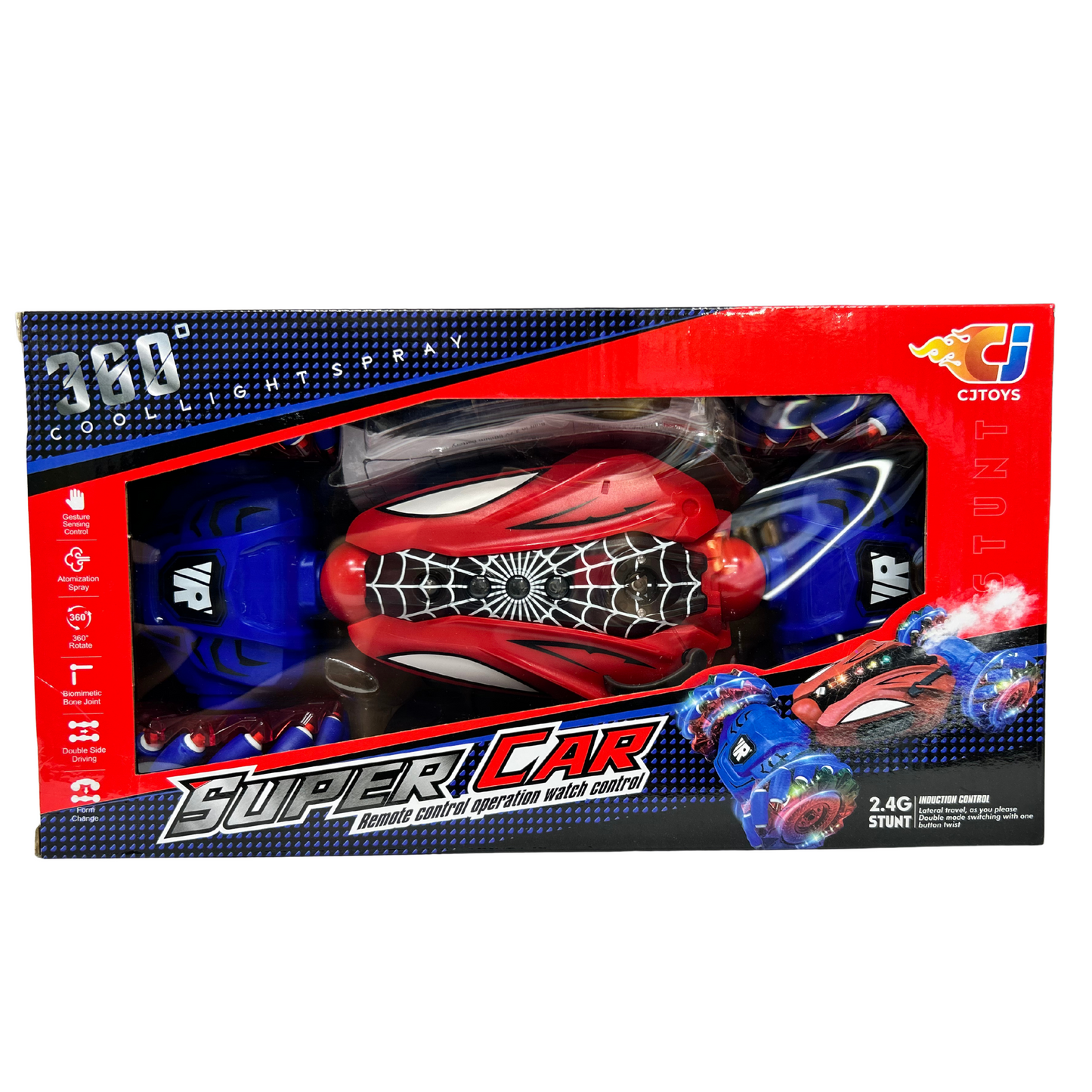 CARRO BOTA HUMO MANILLA SPIDER