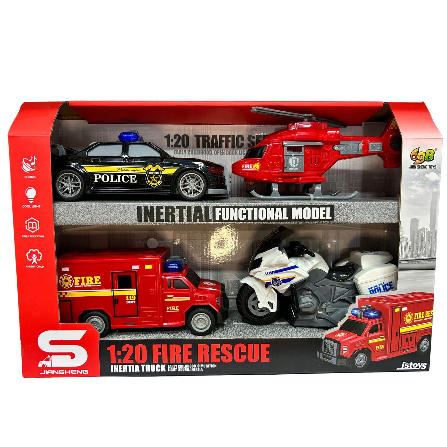 COLECCION BOMBEROS X4