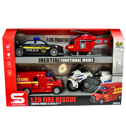 COLECCION BOMBEROS X4