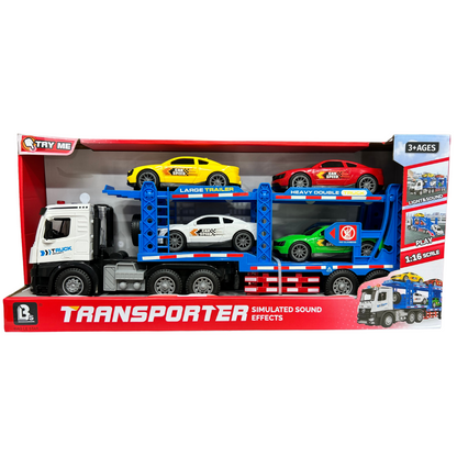 MULA TRUCK CON CARROS