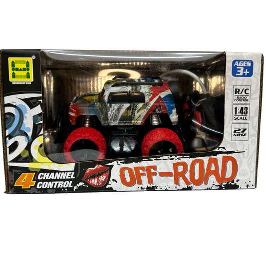 OFF ROAD CARRO CONTROL REMOTO / ROJO