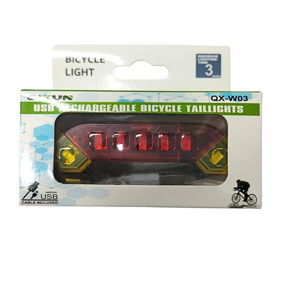 LUZ BICI RECARGABLE CAJA