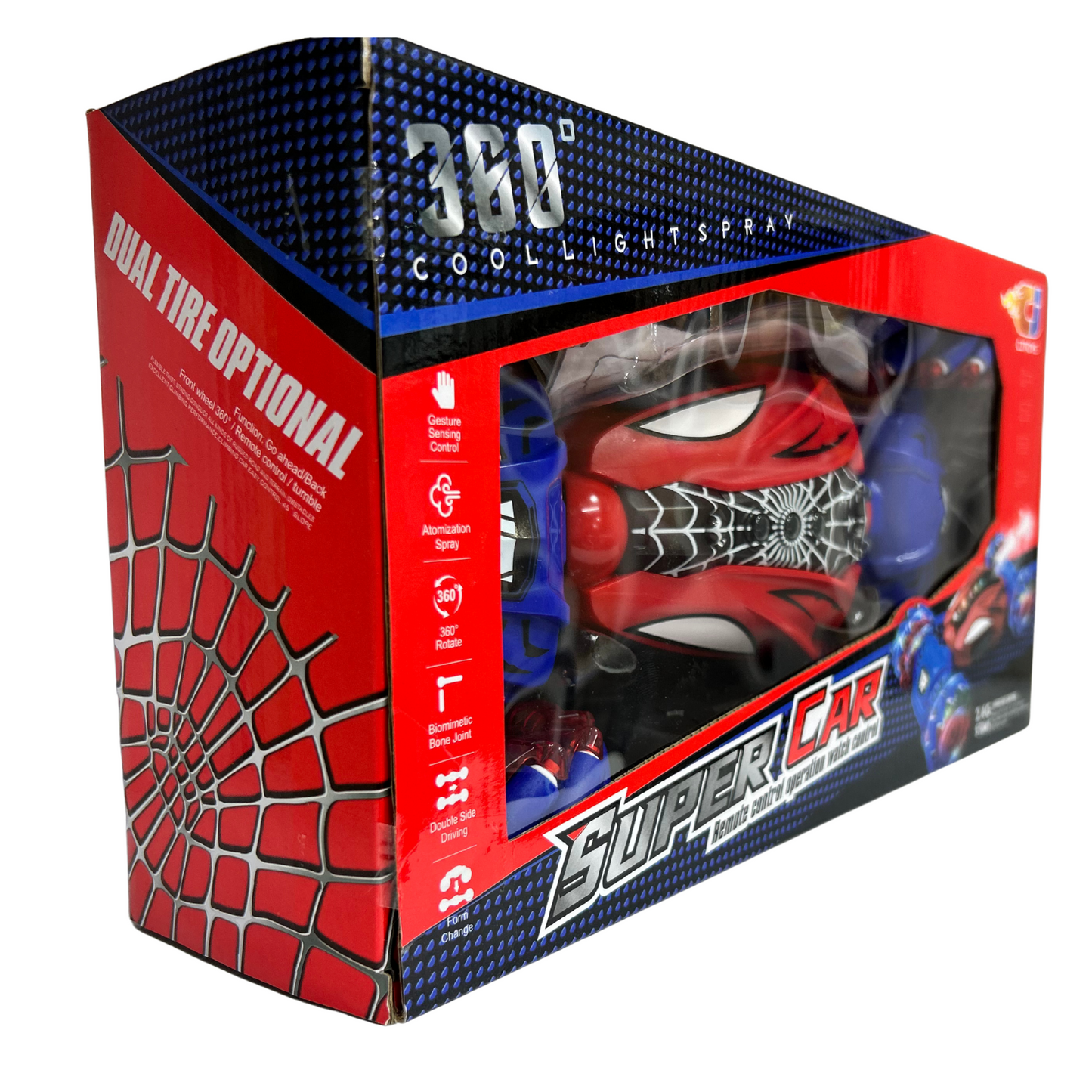 CARRO BOTA HUMO MANILLA SPIDER