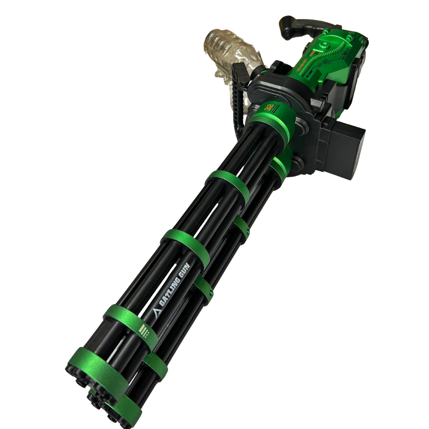 GATLING GUN PISTOLA HIDROGEL RECARGABLE