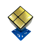 CUBO 2X2 QY MIROR DORADO