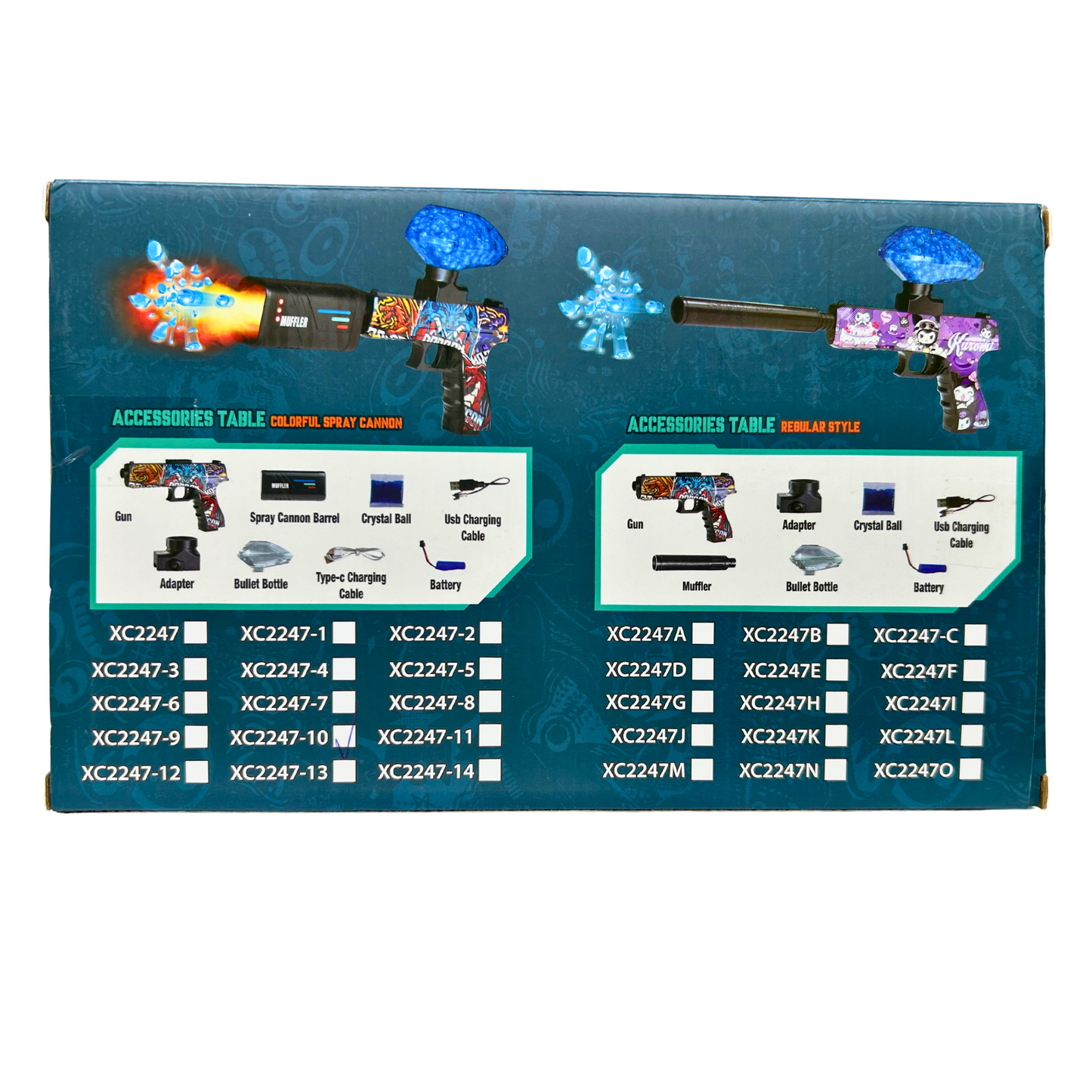 BLASTING PISTOLA HIDROGEL RECARGABLE CON HUMO