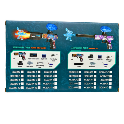 BLASTING PISTOLA HIDROGEL RECARGABLE CON HUMO